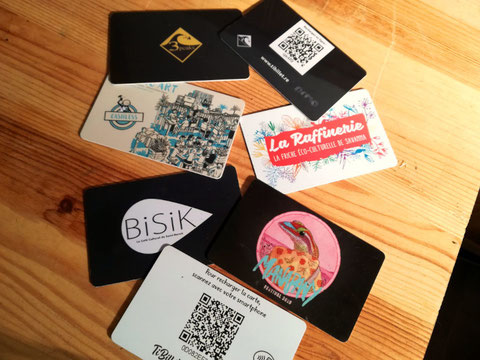 Cartes cashless fédérées